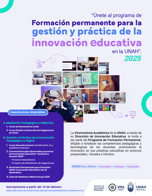 Afiche Programa de Formacion Permanente para la gestion y practica Mesa de trabajo 1